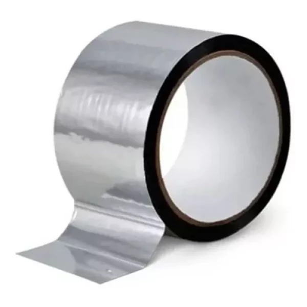 Fita Aluminizada Multiuso 44m x 45mm – Alta Resistência Térmica e Vedação