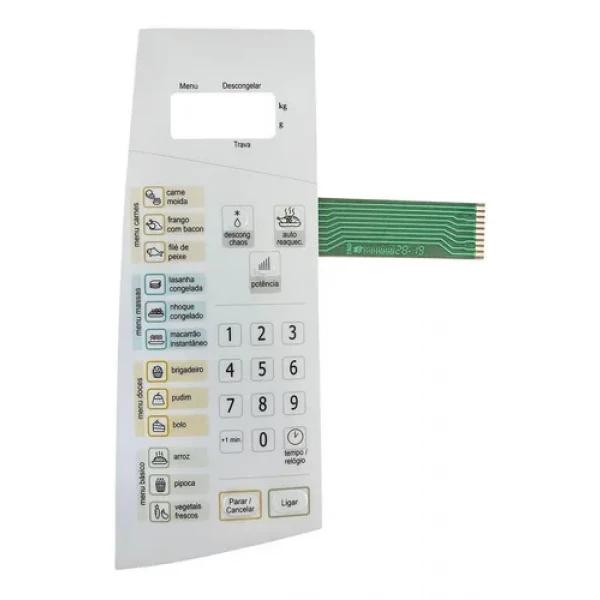 Membrana Teclado Micro-ondas Panasonic NN-ST669 Compatível