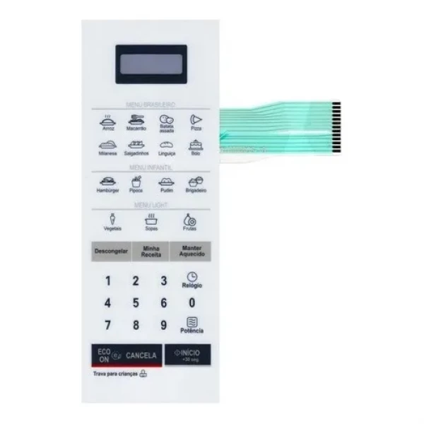 Membrana Micro-ondas LG MS2355 24,5x8,8 – Compatível