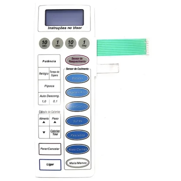 Membrana Micro-ondas Panasonic NN-7956 / NN-7958 BR Reta – Compatível