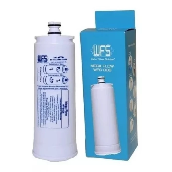 Refil Mega Flow WFS006 Compatível com Purificadores IBBL BDF300 e PFN2000 – 3000L, Classe III, Tripla Filtragem