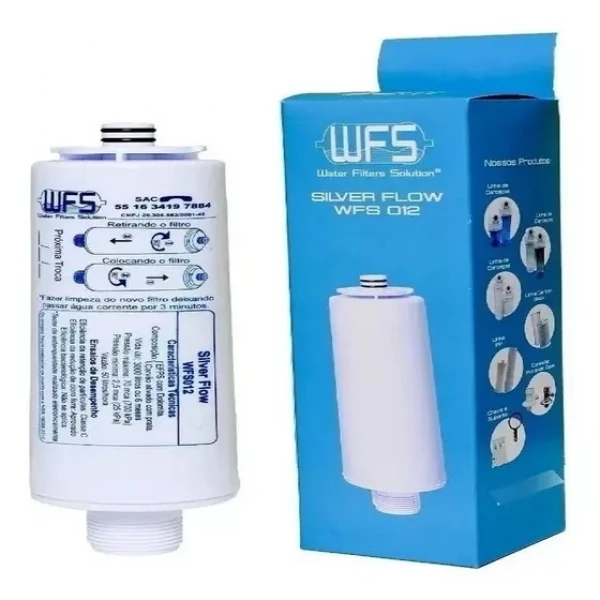 Refil Silver Flow WFS012 Compatível com Purificadores Libell Acqua Flex – 3000L, Classe C, Tripla Filtragem