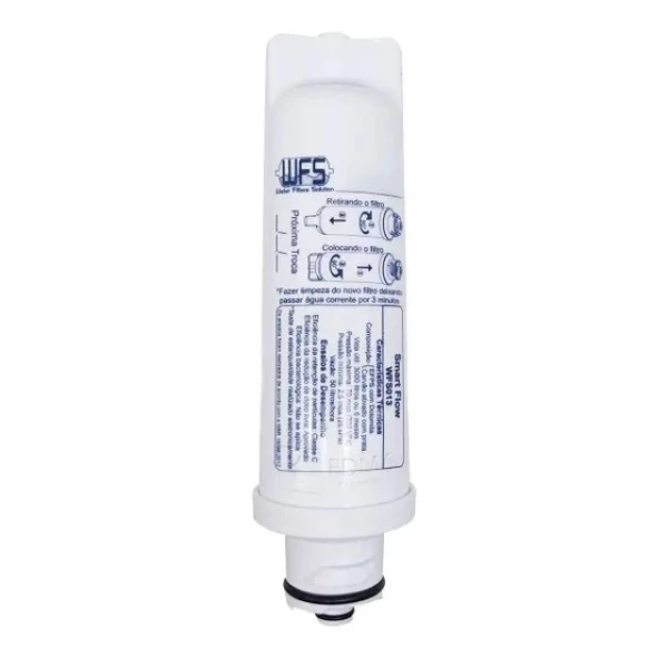 Refil Smart Flow WFS013 Compatível com Purificadores Electrolux PA10N, PA20G, PA25G, PA30G e PA40G – 3000L, Classe C, Tripla Filtragem