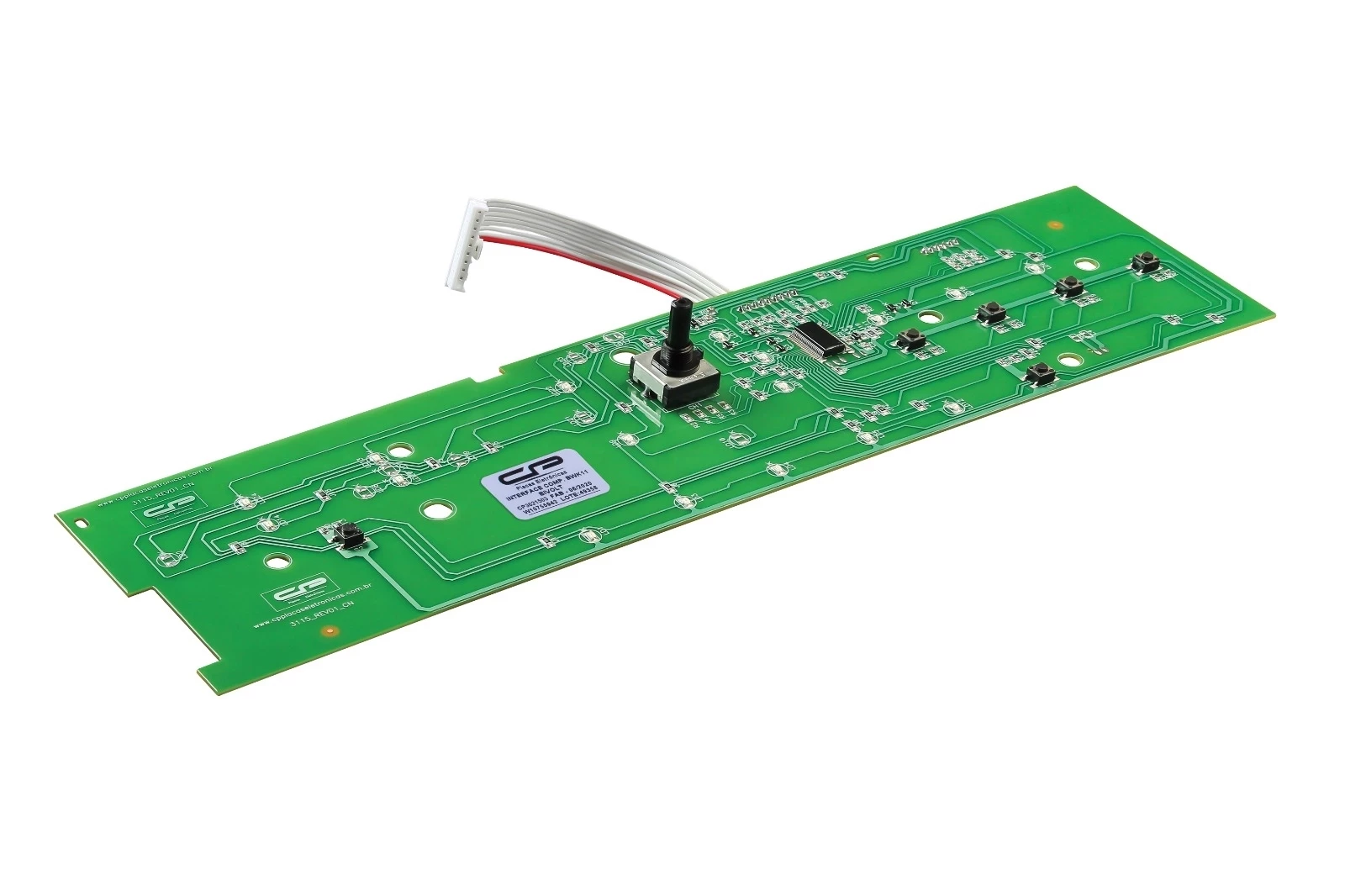 Placa Controladora Digital de Processo Compatível Lavadora Interface BWK11 Bivolt– CP 3621503
