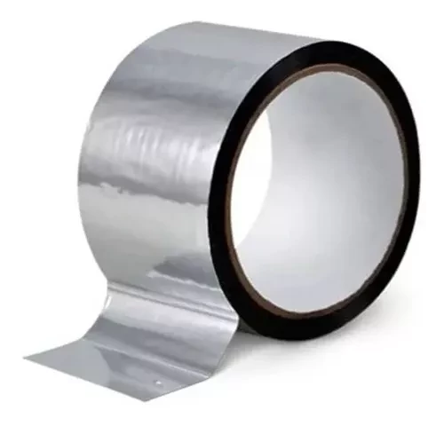 Fita Aluminizada Multiuso 44m x 45mm – Alta Resistência Térmica e Vedação