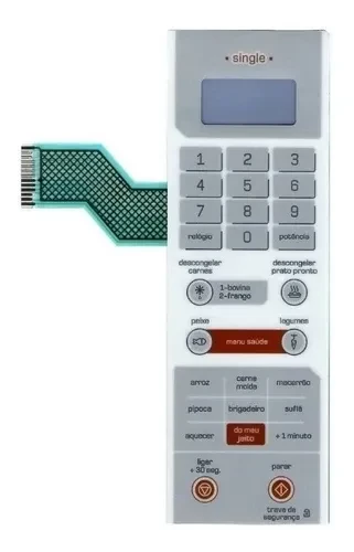 Membrana Micro-ondas Brastemp BMS25AB Branca – Compatível