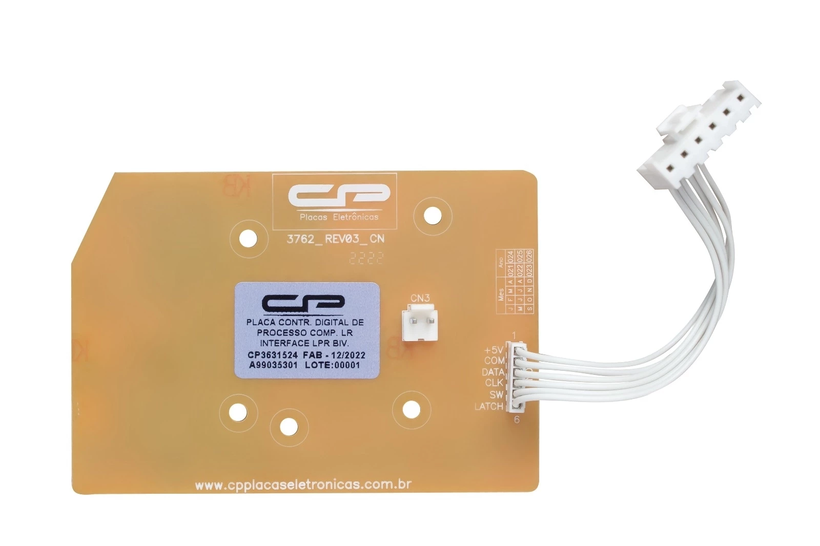 Placa controladora digital de processo compatível lavadora interface LPR bivolt