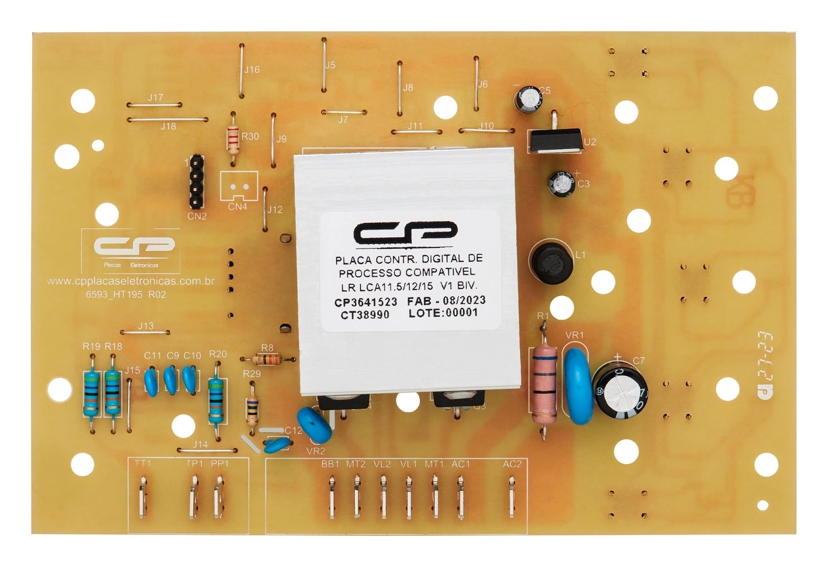 Placa controladora digital de processo compatível lavadora LCA11,5 LCA12 LCA15 Bivolt MIAMI