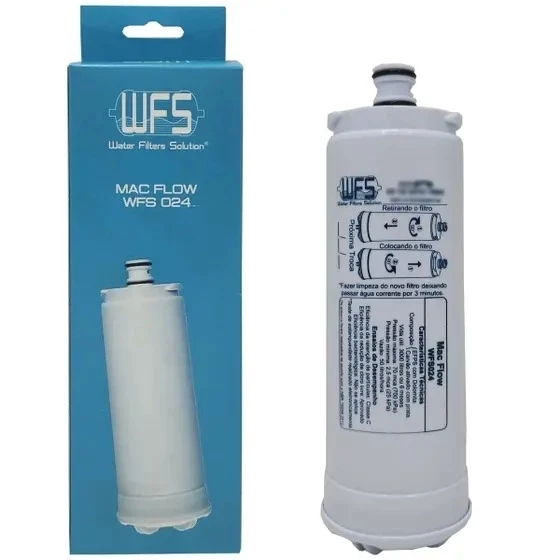 Refil Mac Flow WFS024 Compatível com Purificadores New Up e Newmaq – Tripla Filtragem, 3000L, Classe III