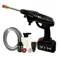 Pistola Lavadora AP VIX Portátil com Duas Baterias Bivolt – Alta Pressão, 12V, 30 Bar, 3,5 L/min